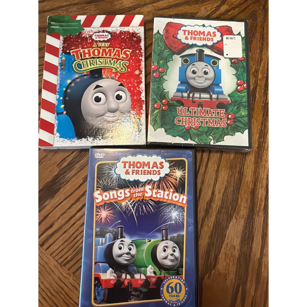 Thomas & Friends DVD Lot 3 Pack Ultimate Christmas Very Thomas Songs Station